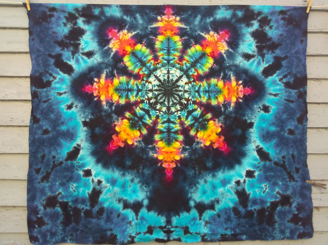 Ready To Ship Floating Mandala Tapestry 53in W X 44in H