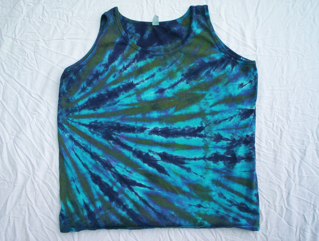 Seascapes Tie Dye Tank in Mens or Womens Sizes