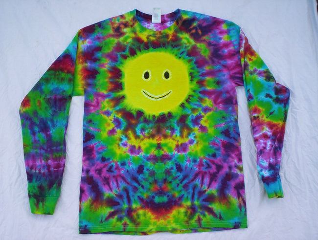 Have a Happy Day Tie Dye Long Sleeve