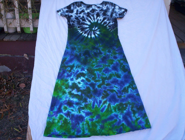 Evening Ocean Tie Dye Dress