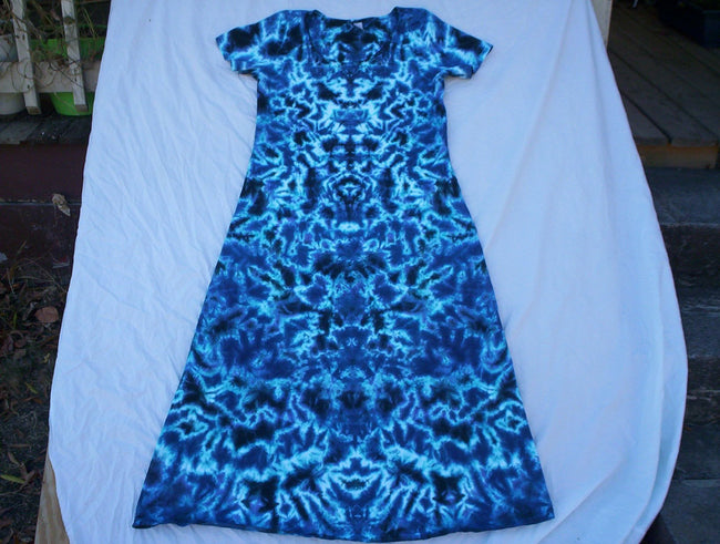 Beautiful Blues Tie Dye Dress