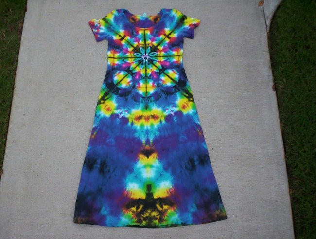 Kaleidoscope Tie Dye Dress