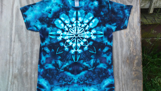 Kaleidoblue Youth Size Tie Dye