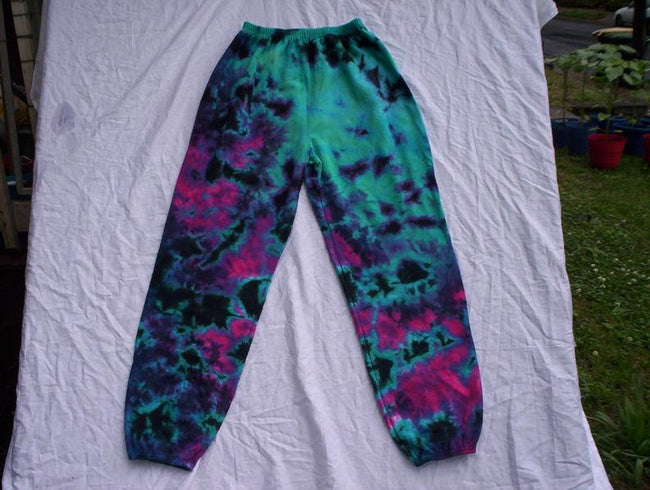 Youth Aqua Night Tie Dye Sweatpants