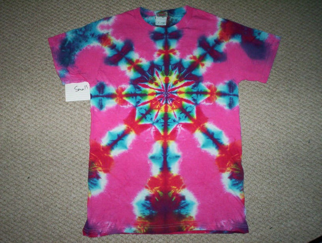Pink Kaleidoscope Tie Dye