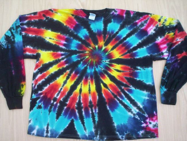 Color Wheel Tie Dye Long Sleeve