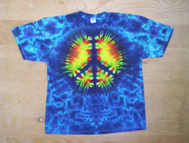 Peace Sign Youth Size Tie Dye