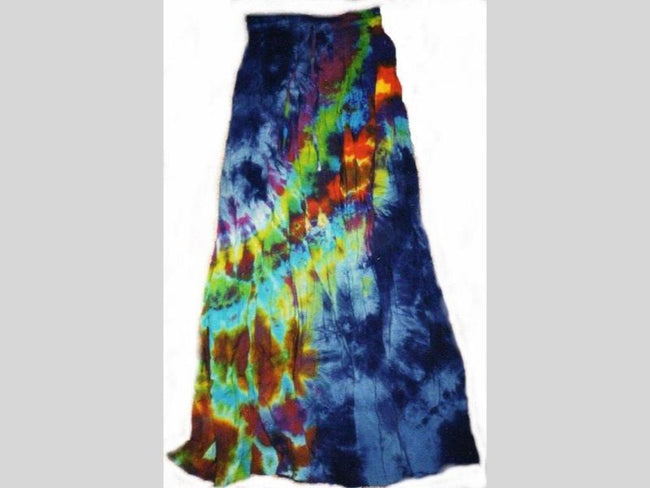 Rainbow Earth Rayon Tie Dye Skirt