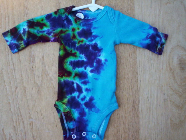Baby Blue Tie Dye Long Sleeve