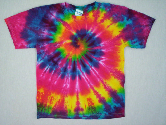 Happy Rainbow Youth Size Tie Dye
