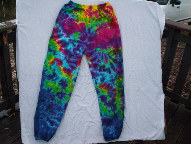 Youth Rainbow Galaxy Tie Dye Sweatpants