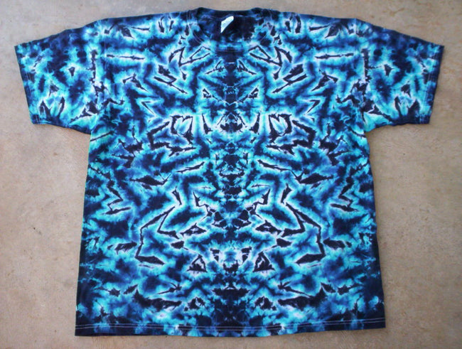 Electric Blue Tie Dye