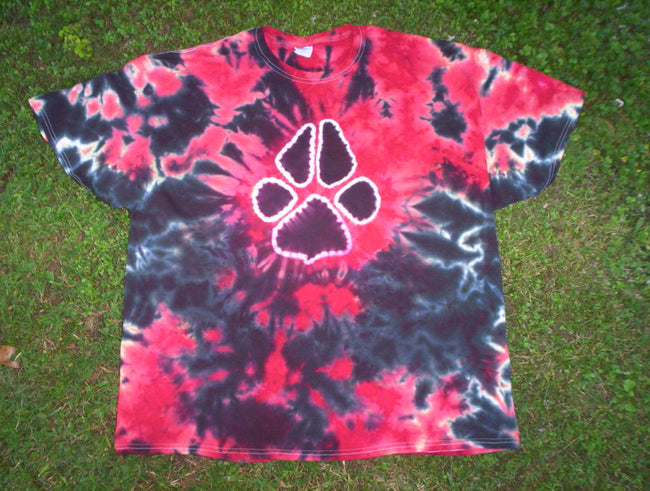 A Dog Paw Tie Dye