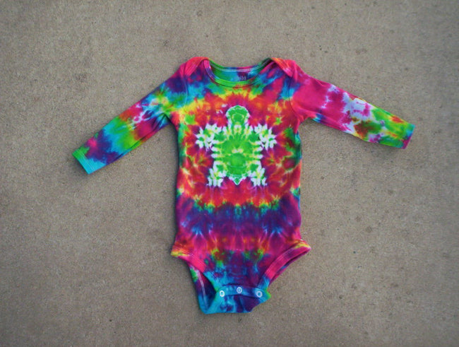 Rainbow Turtle Baby Tie Dye Long Sleeve