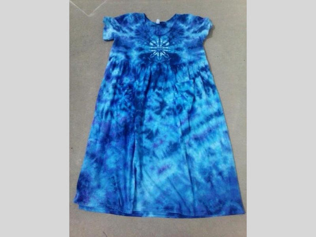 Saphire Garden Dress w pockets