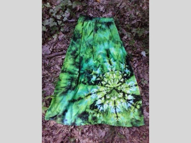 Emerald Star Rayon Tie Dye Skirt