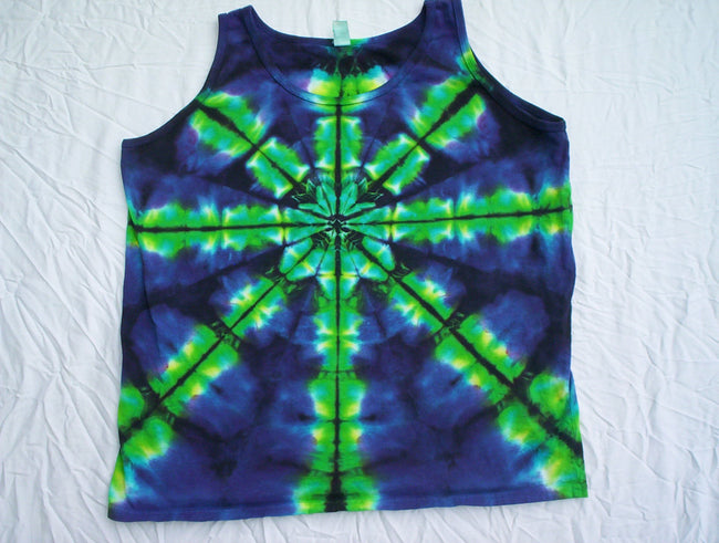 Kaleidoscope Tie Dye Tank in Mens or Womens Sizes