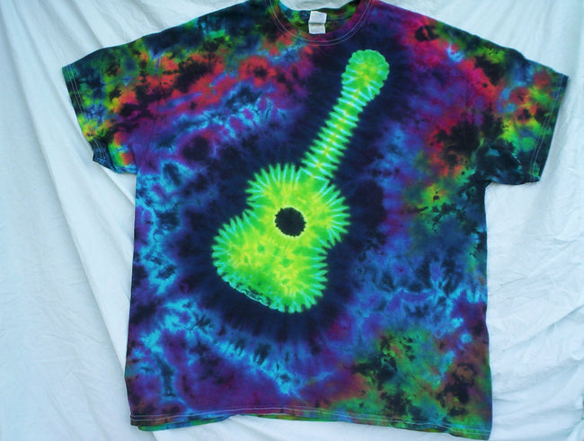 Guitar Tie Dye