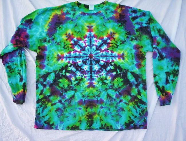 Kaleidoscope Tie Dye Long Sleeve