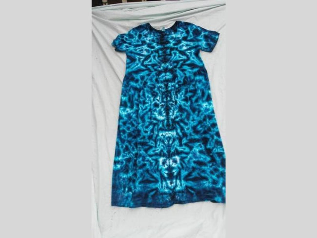 Electric Blue Garden Dress w pockets
