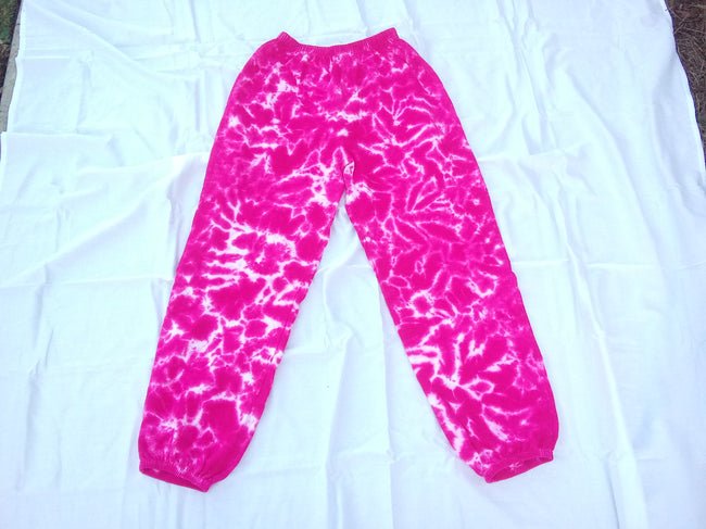 Pretty Pink Tie Dye Sweatpants