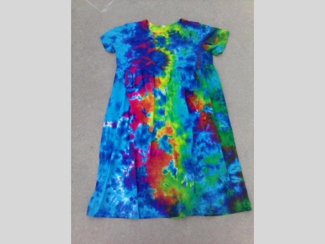 Rainbow Galaxy Garden Dress w pockets