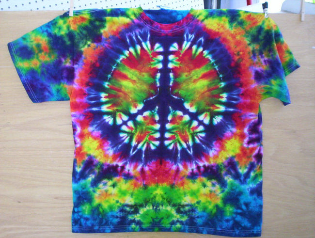Peace Sign Childrens Tie Dye