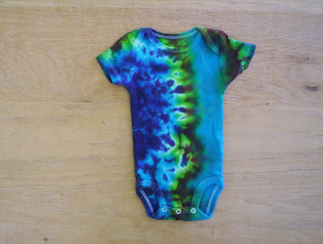 Baby Blue Tie Dye Baby