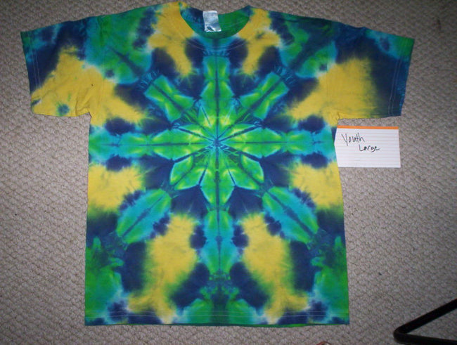 Youth Size Kaleidoscope Tie Dye