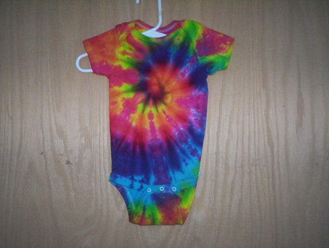 Rainbow Spiral Tie Dye Baby