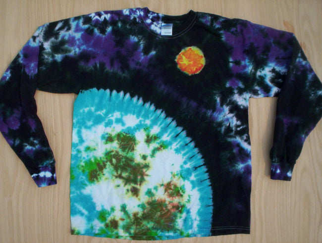Planet Tie Dye Long Sleeve