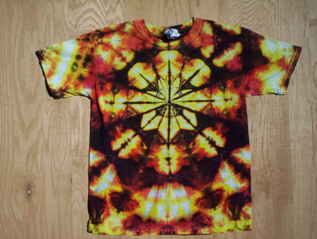 Youth Size Fire Star Tie Dye