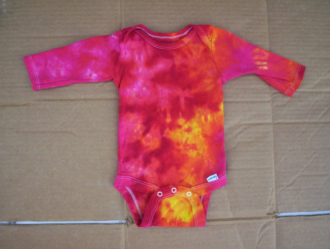 Touch of Sun Tie Dye Baby Long Sleeve