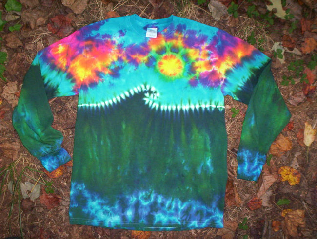 Sunrise Wave Tie Dye Long Sleeve