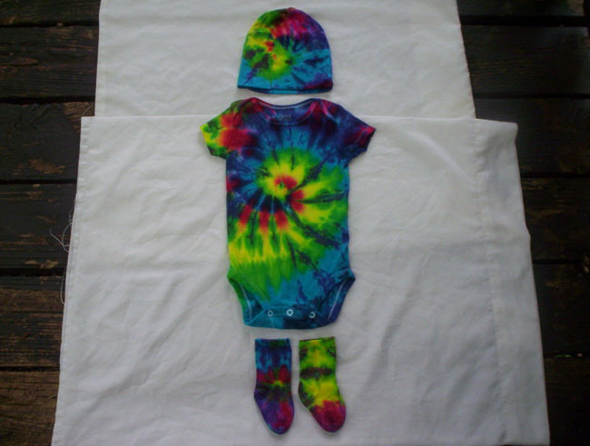 Happy Baby Tie Dye Gift Set