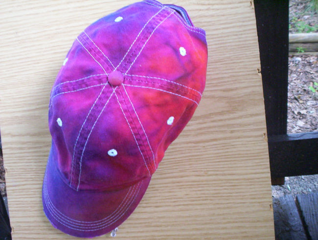 Purple Berry Tie Dye Hat