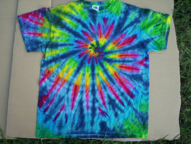 Beautiful Spiral Youth Size Tie Dye