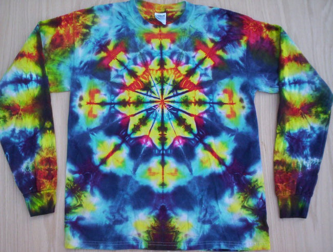 Stained Glass Tie Dye Long Sleeve